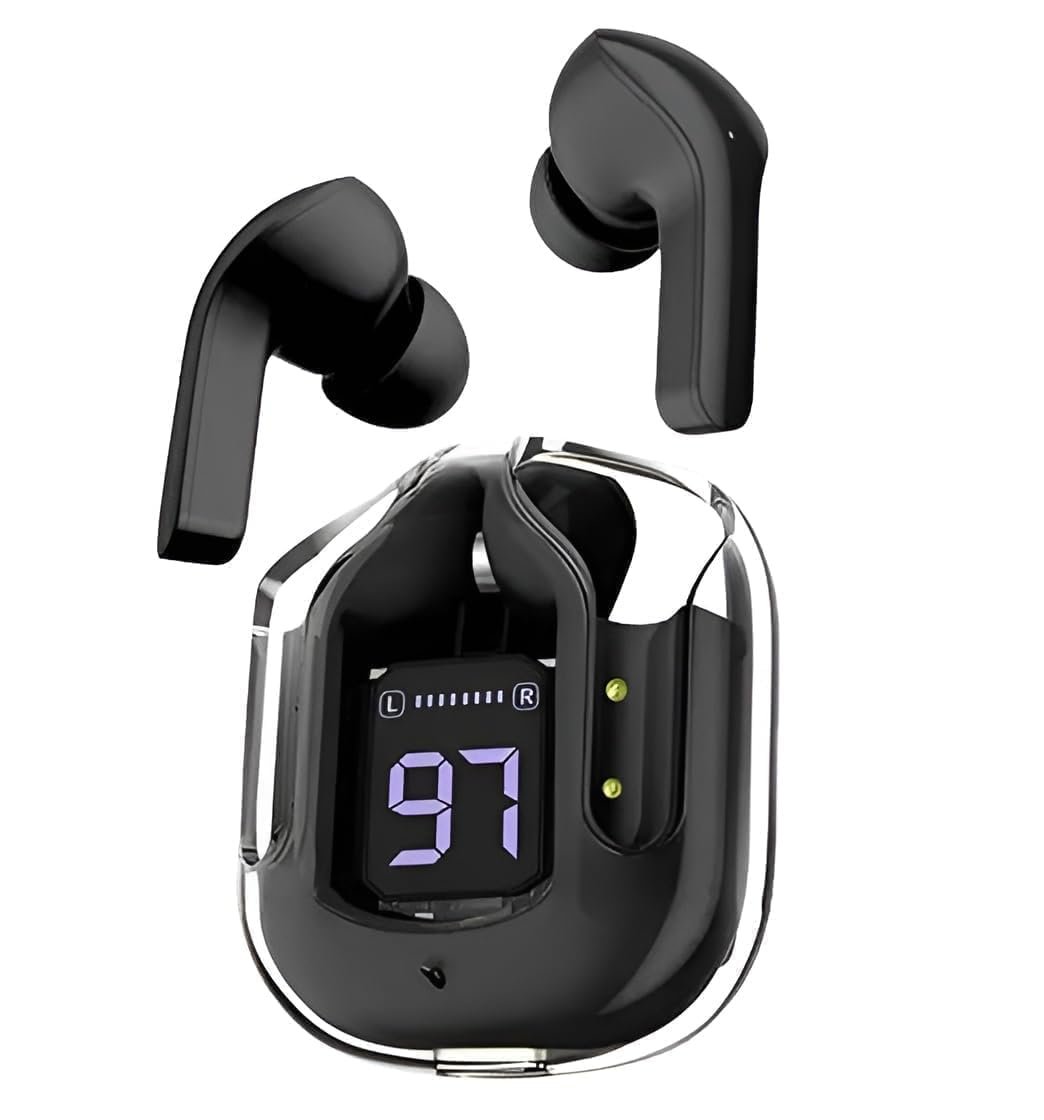 Wireless Earbuds Bluetooth 5.3 TWS Earphones Full Touch Control Headphones Fast Stable & Connection Smart LED Headset Sports Bud Built-in Microphone Immersive Sound Quality Ensure