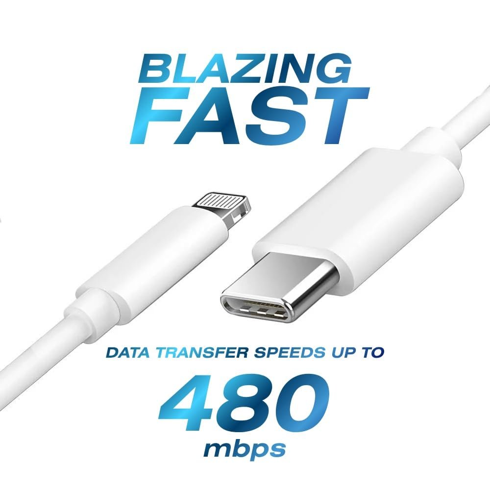 Arch 27 Type C to Lightning Cable, 1M, White - Image 4