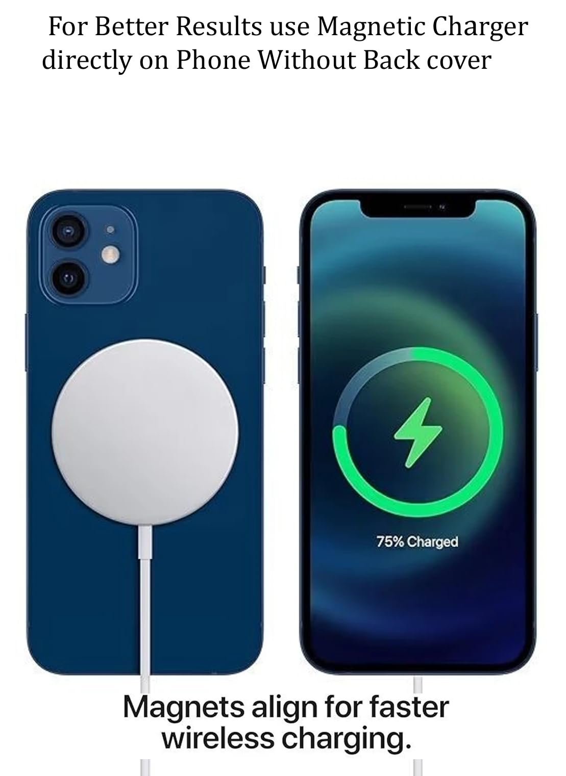 New Magnetic Wireless Charger for iPhone,MagSaf Fast Charger USB C 15W,Qi Type C Wireless Charging Compatible with iPhone 17/17 pro/17 Pro max/16/16 Plus/16 Pro/16 Pro Max/15/14/13/12 Series(White) - Image 4