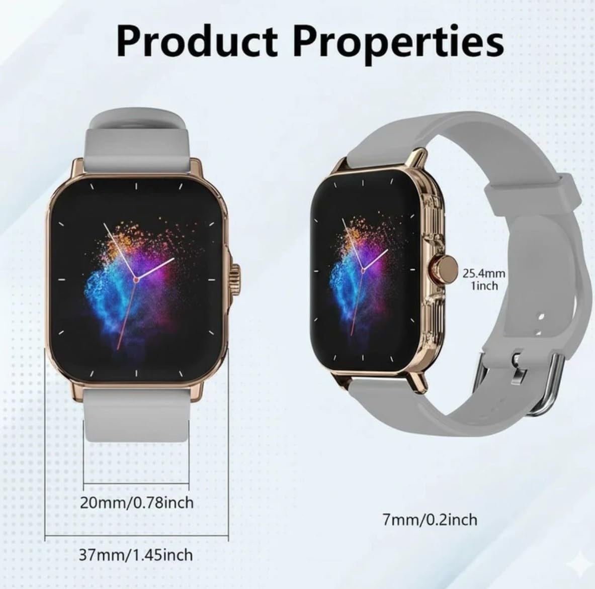 H6 Smartwatch Calling,Fitness,Heart Rate Tracking Kids Girls & Boys(Black) - Image 2