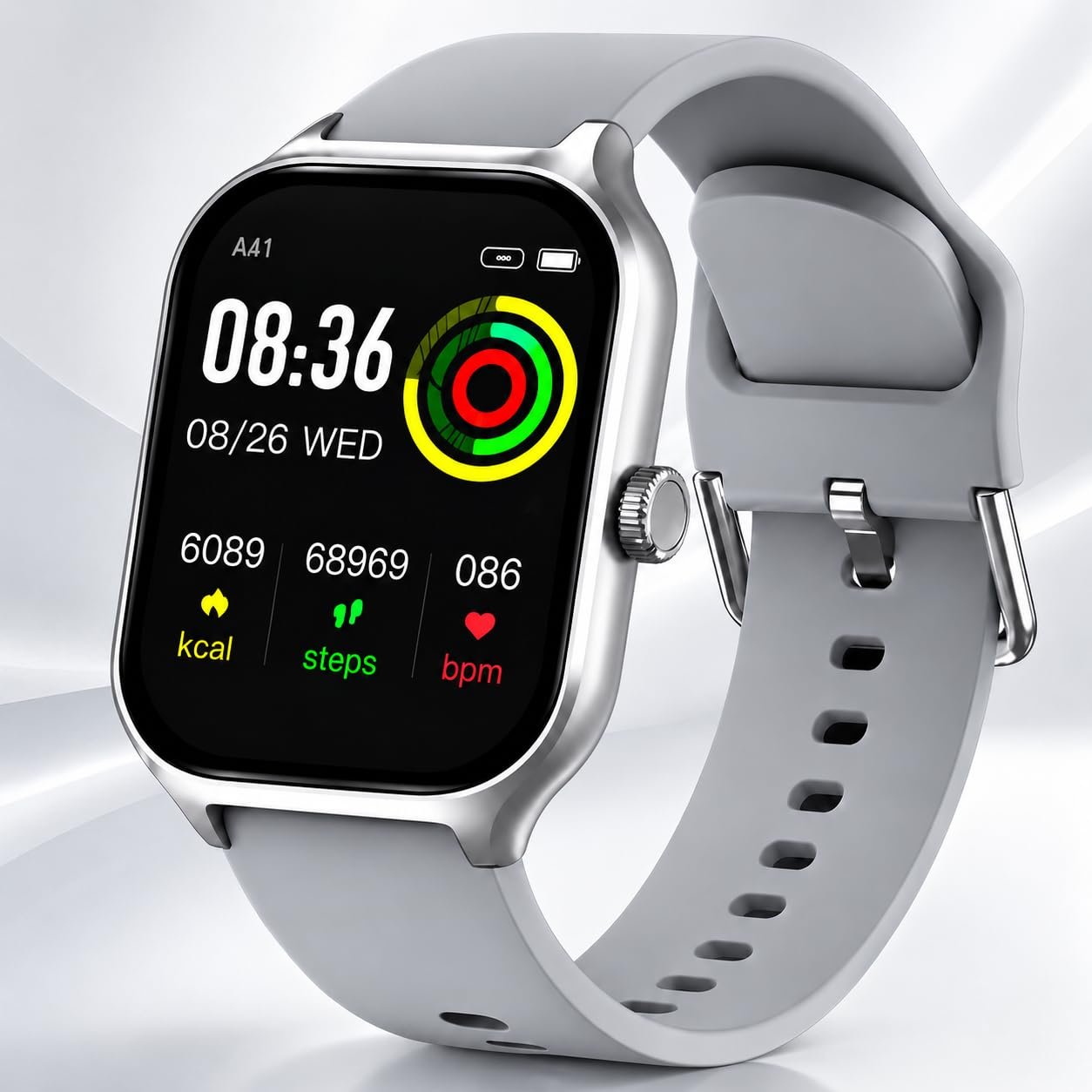 Smart Watch Pro Plus Bluetooth Calling Smart Watch, 1.83″ HD Display, AI Voice Assistant, 120+ Sports Modes, IP67 Waterproof, SpO2 & Heart Rate Monitor Smartwatch for Men & Women - Image 6