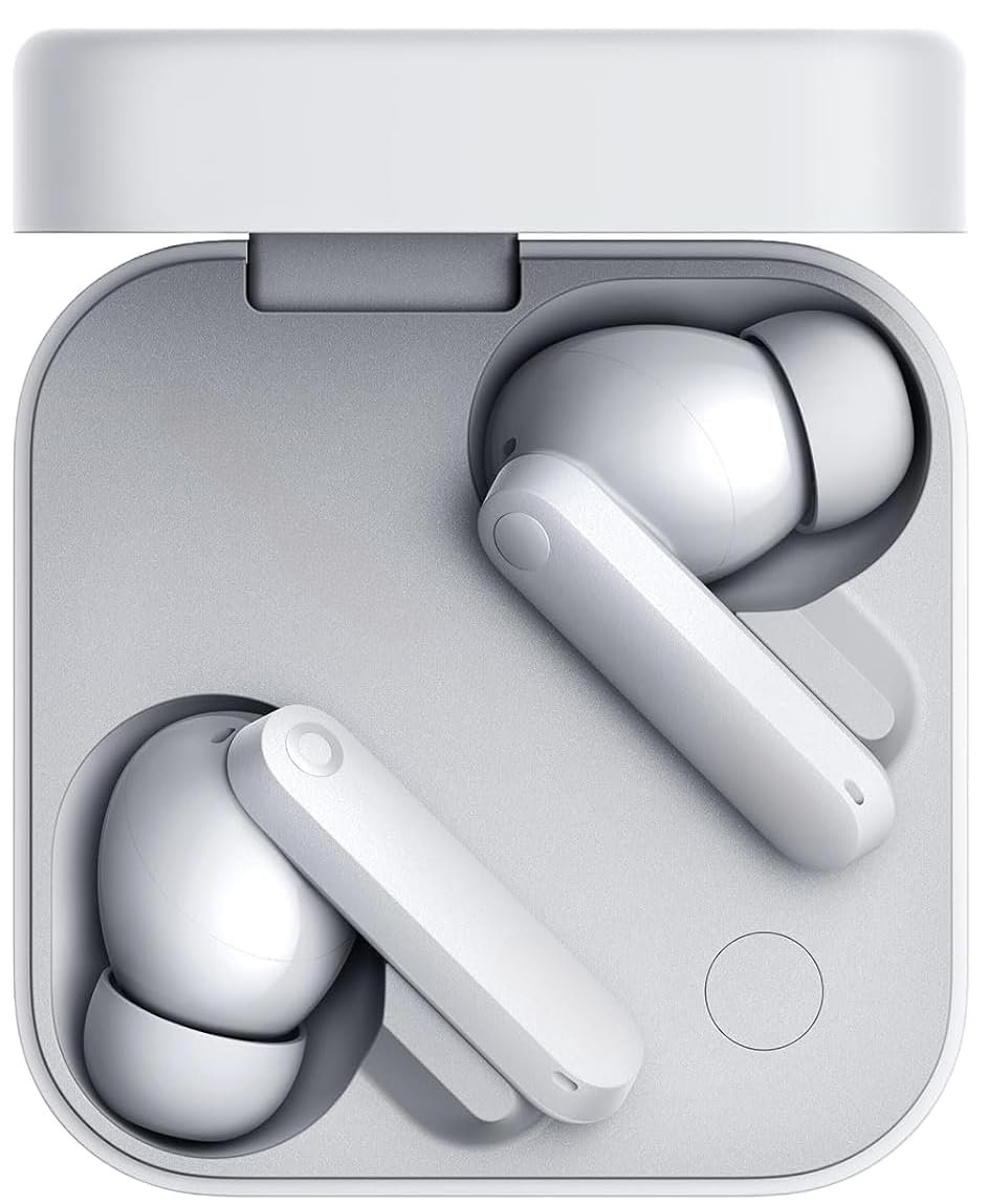 VARNIADRF VARNIADRF Premium Wireless Bluetooth 5.3 Earbuds with Touch Control, HD Calling Mic, Deep Bass, Type-C Fast Charging Case, Low Latency TWS Earphones for Music, Calls & Gaming (White) - Image 4
