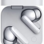 VARNIADRF VARNIADRF Premium Wireless Bluetooth 5.3 Earbuds with Touch Control, HD Calling Mic, Deep Bass, Type-C Fast Charging Case, Low Latency TWS Earphones for Music, Calls & Gaming (White)