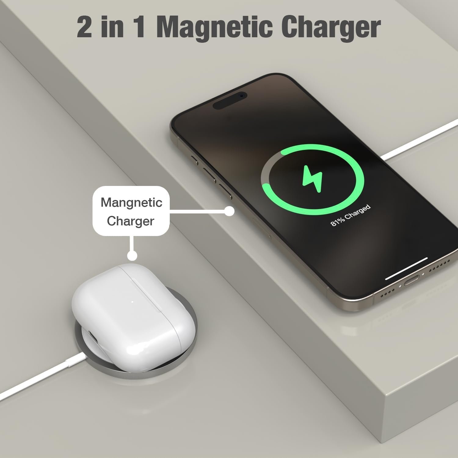 New Magnetic Wireless Charger for iPhone,MagSaf Fast Charger USB C 15W,Qi Type C Wireless Charging Compatible with iPhone 17/17 pro/17 Pro max/16/16 Plus/16 Pro/16 Pro Max/15/14/13/12 Series(White) - Image 7