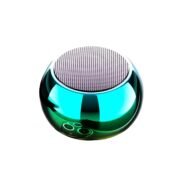 Round Mini Speaker Boost 4 Colourful Wireless Bluetooth Speaker, Mini Electroplating Round Steel, Random Colour (Pack of 1)