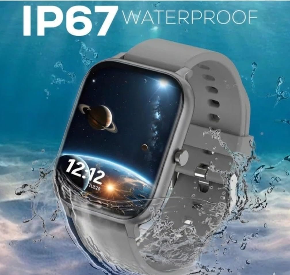 Smart Watch Pro Plus Bluetooth Calling Smart Watch, 1.83″ HD Display, AI Voice Assistant, 120+ Sports Modes, IP67 Waterproof, SpO2 & Heart Rate Monitor Smartwatch for Men & Women - Image 2