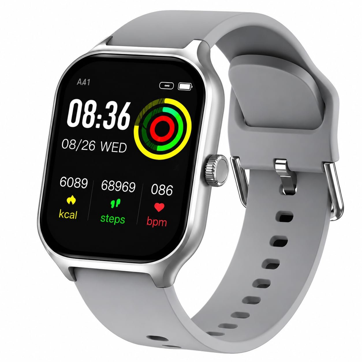 Smart Watch Pro Plus Bluetooth Calling Smart Watch, 1.83″ HD Display, AI Voice Assistant, 120+ Sports Modes, IP67 Waterproof, SpO2 & Heart Rate Monitor Smartwatch for Men & Women