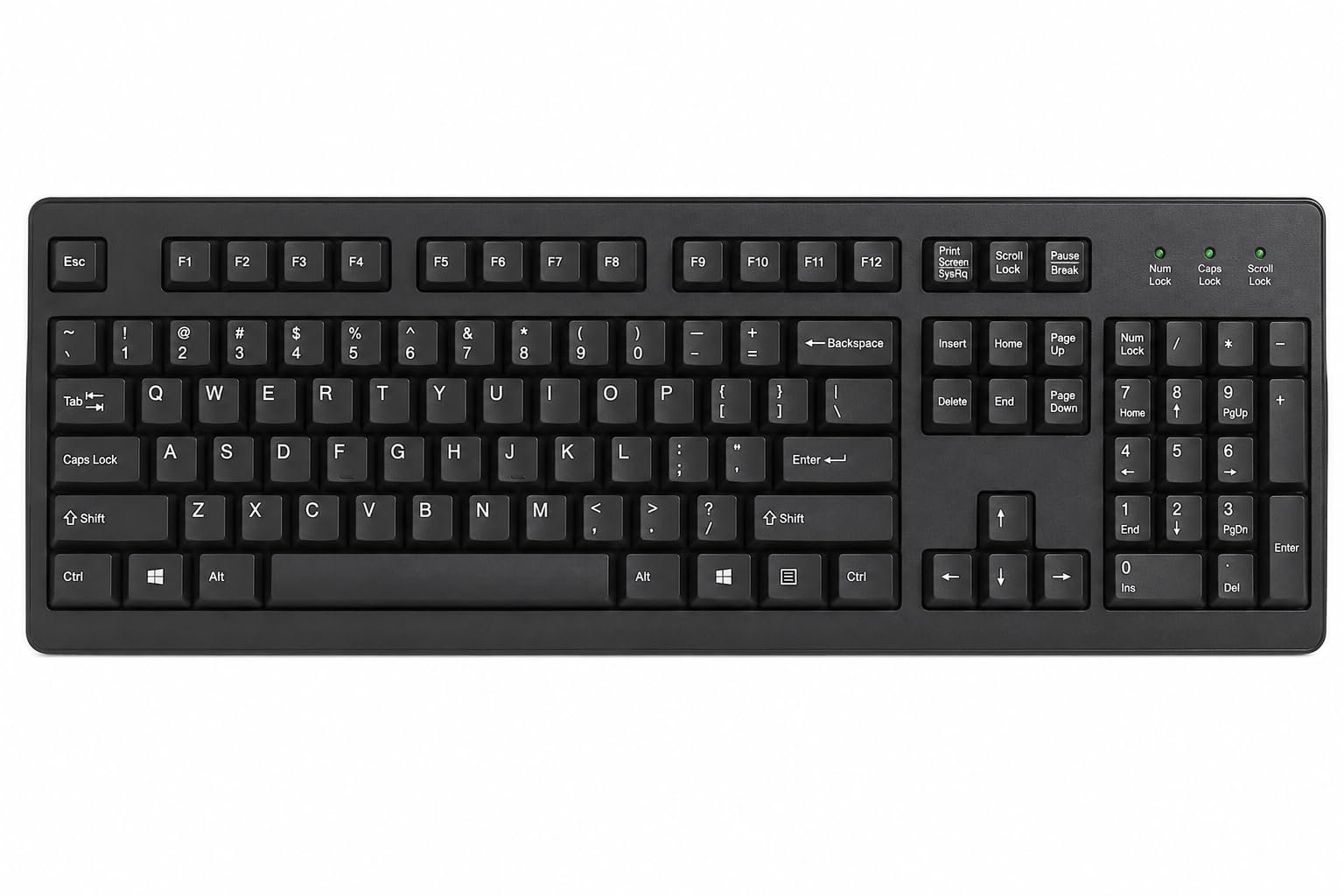 USB Keyboard for Computer Laptop PC QWERTY Windows Support