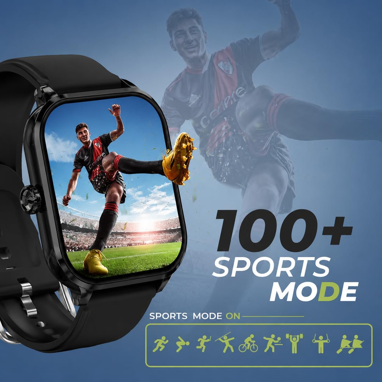 H9 Smartwatch Calling,Fitness,Heart Rate Tracking Kids Girls & Boys(Black) - Image 3