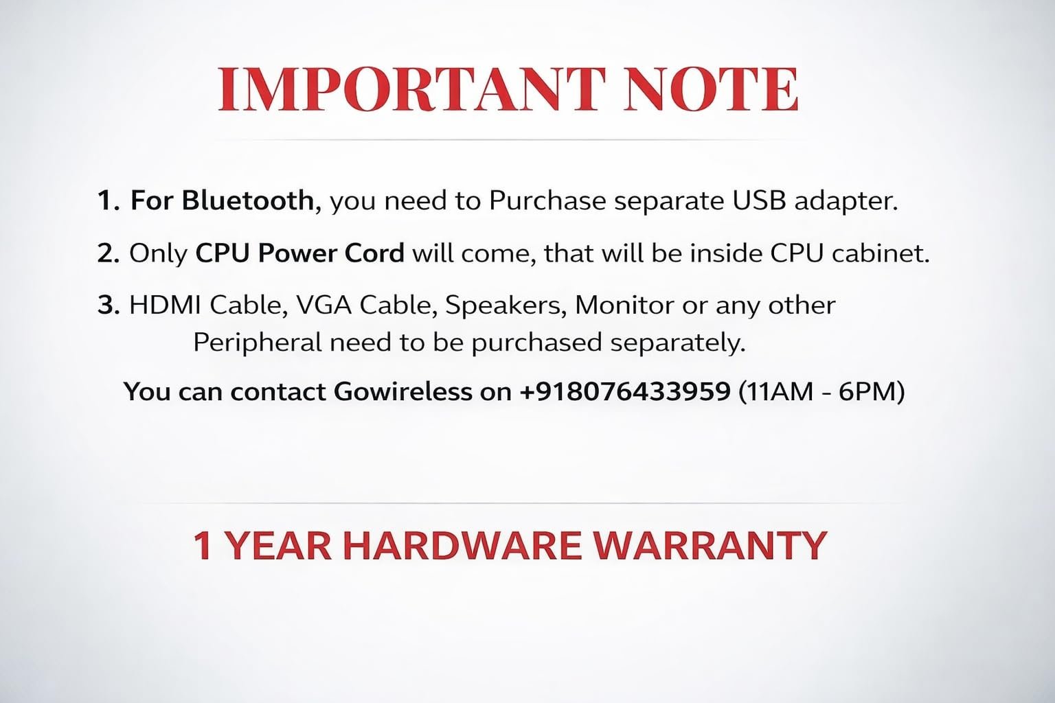 Assembled Desktop PC Core i5 3rd Gen Up to 3.50GHz | 8GB DDR3 RAM | 128GB SSD | Windows 10 Pro + MS Office | WiFi Dongle | HDMI & VGA | USB Ports | Metal Cabinet | Home Office Study Computer - Image 8