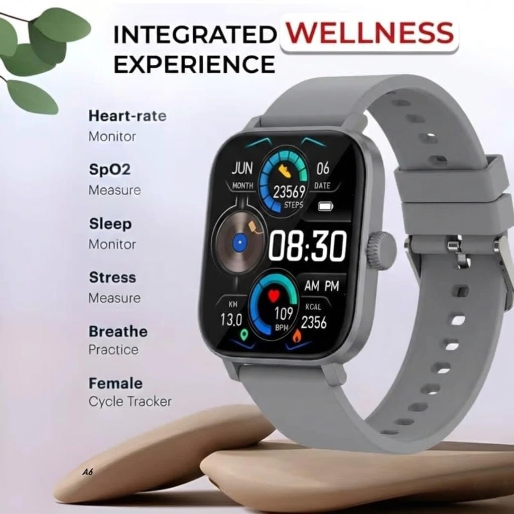 Smart Watch Pro Plus Bluetooth Calling Smart Watch, 1.83″ HD Display, AI Voice Assistant, 120+ Sports Modes, IP67 Waterproof, SpO2 & Heart Rate Monitor Smartwatch for Men & Women - Image 4