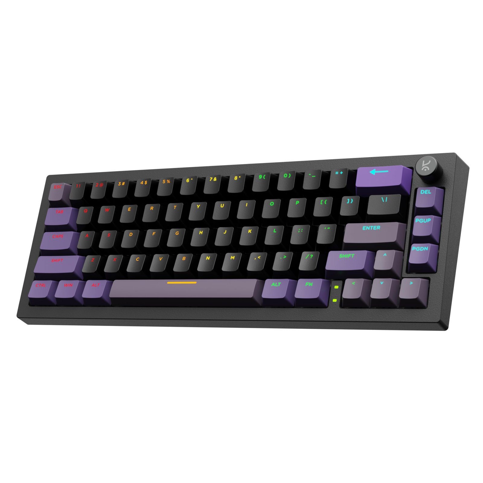 Swarm 65 Wireless Mechanical Gaming Keyboard 65% Gasket Mounted, Pre-Lubed Switches, 5-Layer Sound Dampening, RGB, Hot-Swap PCB, Tri-Mode – Windows & macOS (Starling Linear)
