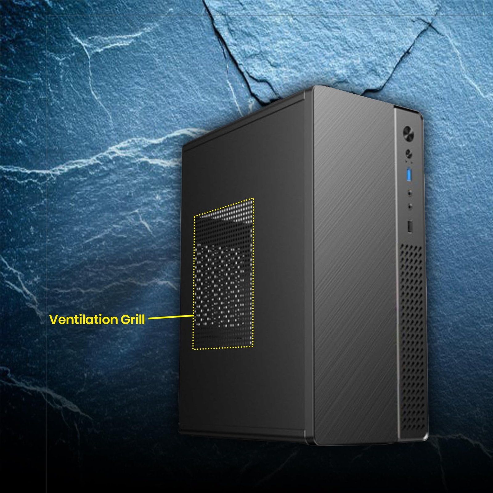 Assembled Desktop PC Core i5 3rd Gen Up to 3.50GHz | 8GB DDR3 RAM | 128GB SSD | Windows 10 Pro + MS Office | WiFi Dongle | HDMI & VGA | USB Ports | Metal Cabinet | Home Office Study Computer - Image 2