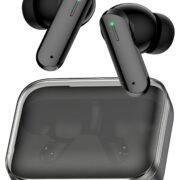 ® BOOMX Wireless Earbuds Bluetooth 5.4 TWS Headphones 60H Playback Bass Stereo 13mm Drivers Gaming Low Latency HD Calls Touch Control Fast Charging IPX Waterproof- Black