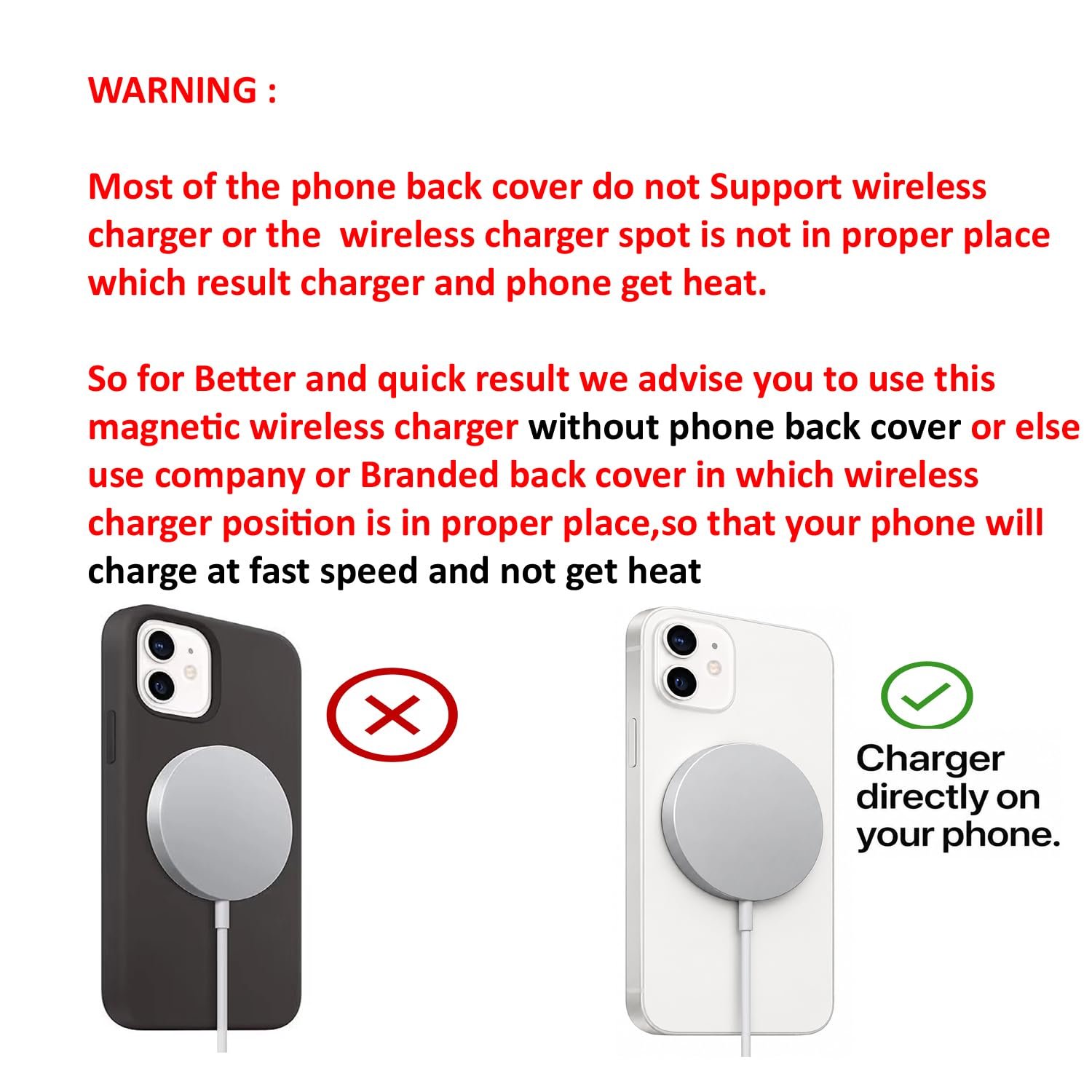 New Magnetic Wireless Charger for iPhone,MagSaf Fast Charger USB C 15W,Qi Type C Wireless Charging Compatible with iPhone 17/17 pro/17 Pro max/16/16 Plus/16 Pro/16 Pro Max/15/14/13/12 Series(White) - Image 2