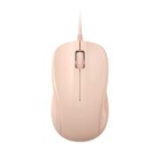 USB Silent Wired Computer Mouse with Easy Click for Office and Home, 1200DPI, Premium and Portable, Compatible with Windows PC, Laptop, Desktop, Notebook (Pink)
