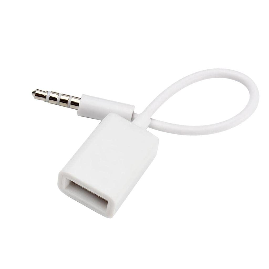 ® CBOLLY - 3.5mm Male AUX Audio Plug Jack to USB 2.0 Female Converter Cable for Car|1 Piece 3.5mm Male to USB 2.0 Female Converter Cable - Image 3
