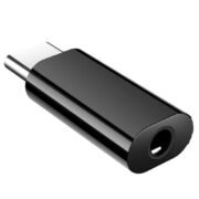One Plus USB-C to 3.5mm Headphone Jack Adapter | Type-C to AUX Audio Converter for OnePlus, Xiaomi, Realme, Vivo (NOT for Samsung/iPad/Pixel) - Black