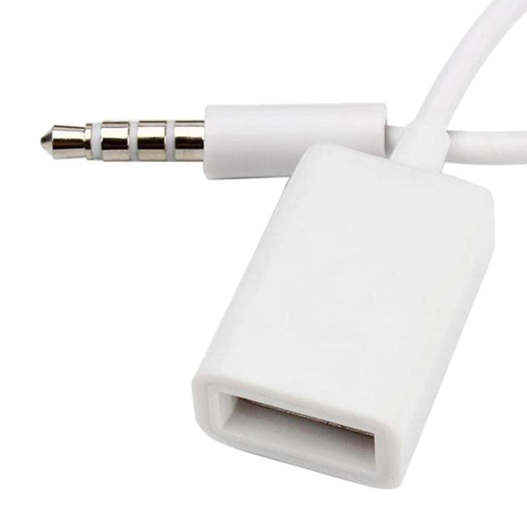 ® CBOLLY - 3.5mm Male AUX Audio Plug Jack to USB 2.0 Female Converter Cable for Car|1 Piece 3.5mm Male to USB 2.0 Female Converter Cable - Image 6