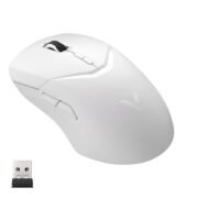 VT9PRO - 68g Ultra Lightweight Wireless Gaming Mouse, Upto 26000K DPI, 1K+4K Polling Rate, PAW 3398 Esports Sensor, 1ms Response,10 Buttons & 160 Hr Battery Life, Onboard Memory - White