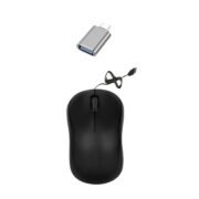 Mophonics Wired Optical Mouse & C-OTG