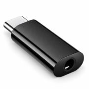 Portroincs C Pro Type C to 3.5 mm Audio Jack Connector with DAC Headphone Converter Adapter Compatible with iPhone 15 Pro Max/15 Pro/15 Plus, Galaxy S23/S22/S21/S208 & Other Type C Phones
