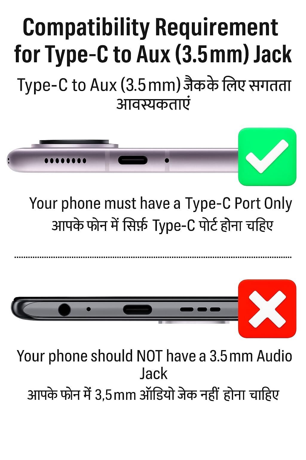 USB Type-C to 3.5mm Audio Adapter, DAC Chip, Universal Compatibility, Aluminium Housing, Silver [if Your Phone Have 3.5mm Jack This Product Didnt Working ON Your Device (Silver) - Image 8