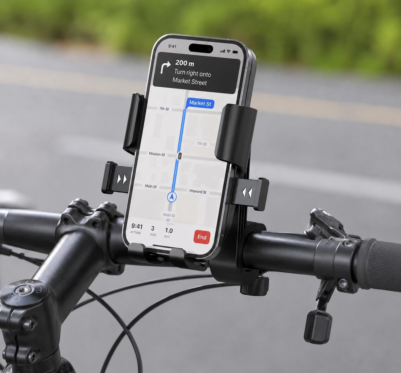 Aquira Universal Bike Mobile Holder for Bicycle & Motorcycle - Image 5
