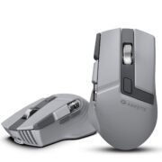 XS Series Flow S Ergonomic Wireless Mouse/Bluetooth Mouse with Side Scroll, 2.4G + 3×BT, 7 Buttons, Multi-OS, 3200 DPI Adjustable, 1000Hz Polling, 800mAh Rechargeable