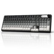 G98X Wireless Gaming Keyboard, Tri-Mode 2.4GHz/USB-C/BT5.0 Silent Gaming Keyboard with Number Pad & Knob, RGB Backlit, Side Printed PBT Keycaps Computer Keyboards for PC Mac Laptop Gamer
