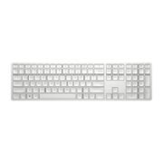 970 Creator Keyboard, Wireless and Multi-Device with 20 programmable Shortcut Keys, Backlit with sensors, up to 6 Month Battery, AES encrypted, 1yr Warranty, 0.67 kg, Silver