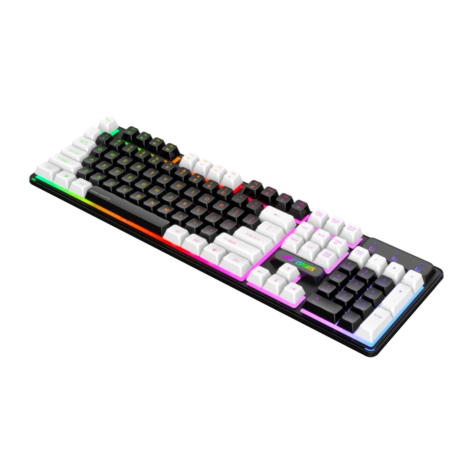 KM1400 Pro Backlit Membrane Gaming Keyboard - Image 2