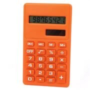 Generic Office LCD Display Small Scientific Electronic Calculator Orange