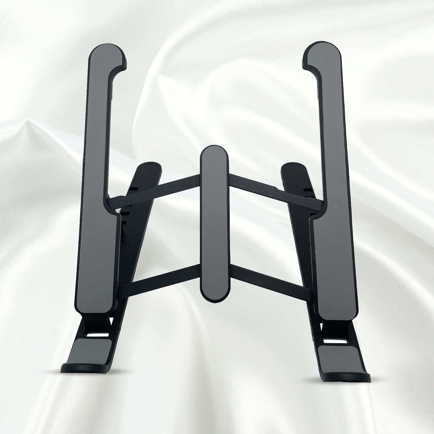 NS1000 Laptop Stand Featuring Foldable Design, Anti-Slip Silicone Rubber Pads, Supports Maximum of 5kgs Weight, 6 Adjustable Levels. - Image 2