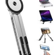 Laptop Stand - Portable Tablet Riser iPad Desk Mount, Silver