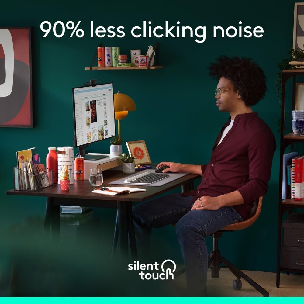 Signature M650 Wireless Mouse - for Small to Medium Sized Hands, 2-Year Battery, Silent Clicks, Customisable Side Buttons, Bluetooth -Graphite - Image 4