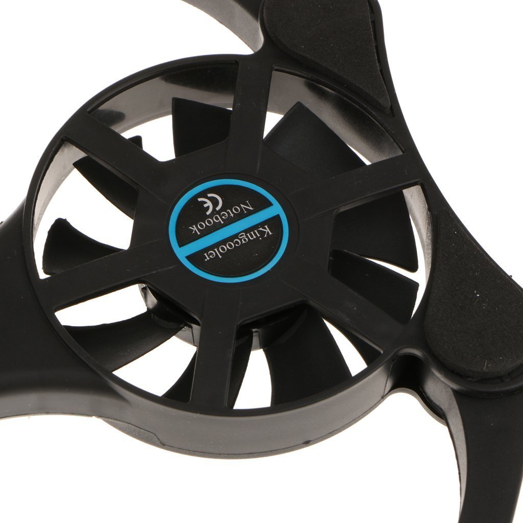 Meri Shopp Portable USB Folding Two 70mm Fans Laptop Notebook Cooling Cooler Pad - Image 2