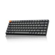K3 Version 2, 84 Keys Ultra-Slim Wireless Bluetooth/USB Wired Mechanical Keyboard with White LED Backlit, Low-Profile Gateron Mechanical Red Switch Compatible with Mac Windows