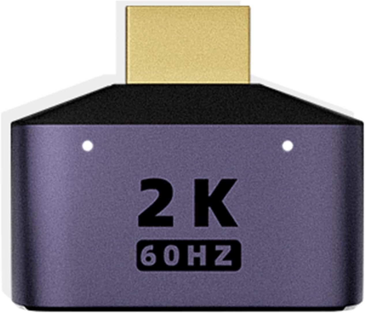 HDMI Splitter 1 in 2 Out Bi-Directional Switch – 2K@60Hz HD Display, HDMI 1 Male to 2 Female Adapter with LED Indicator for TV, Monitor, Laptops - Image 4