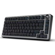 Ronin X75 Plus Tri-Mode Gaming Wireless Mechanical Keyboard, Gasket Mount, 5 Layer Sound Dampening, South Facing LED, Pass-Through Keycaps, 8000 mAh Battery, Hot Swap, Multi OS Web Software