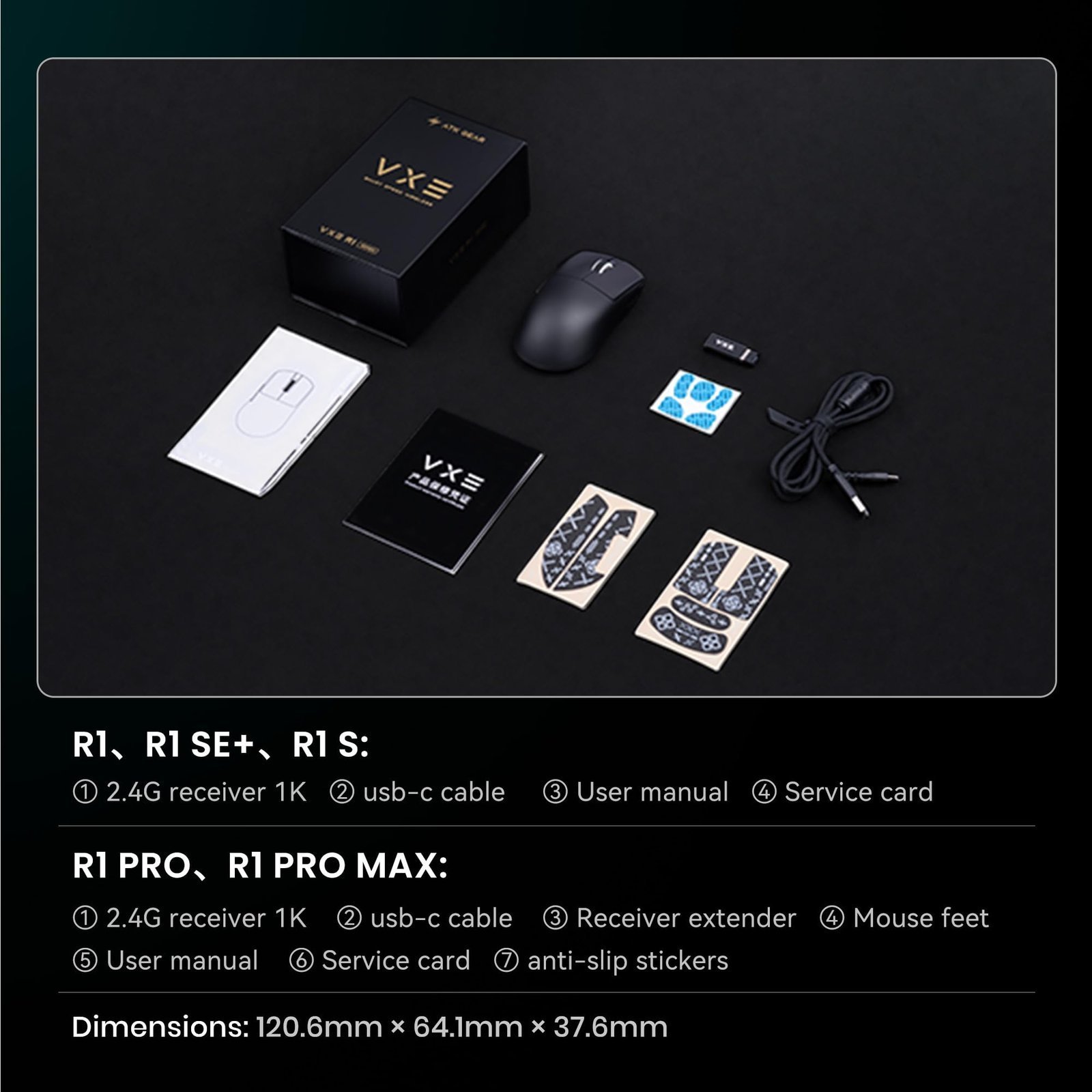 VXE Dragonfly R1 Series Wireless Gaming Mouse – Ultra-Lightweight (48–55 g), PixArt PAW3395/3395 SE Sensor, Adjustable DPI up to 26,000 (R1, White) - Image 2