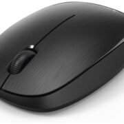 MW-110 Wireless Mouse, 1000 DPI Optical Sensor, 2.4GHz Wireless Nano USB, 10m Range, 3-Button, Ambidextrous, Ergonomic Mouse (Black) 5 yrs. Warranty