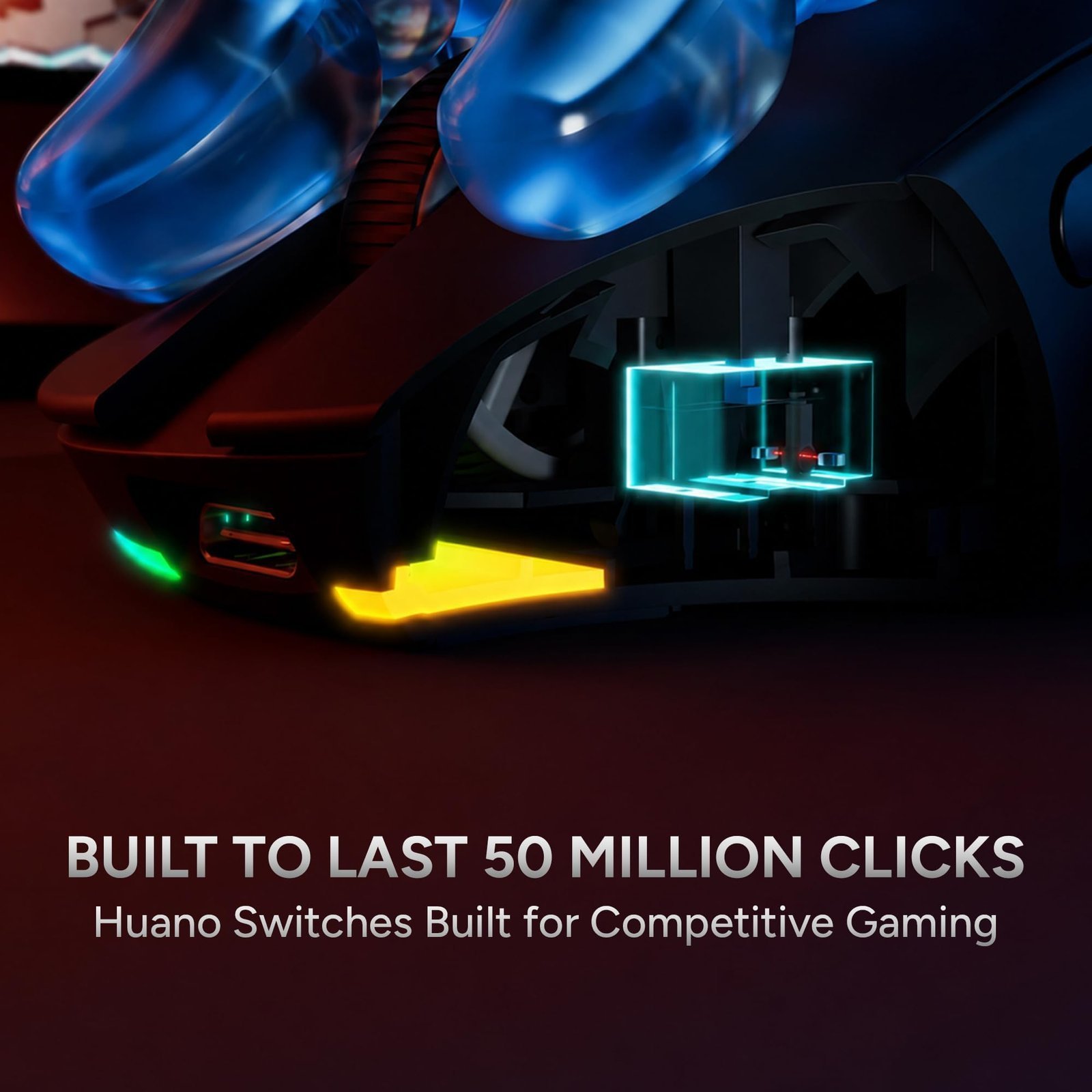 by EVM Blink Tri-Mode Wireless RGB Gaming Mouse | Pixart 3311 Sensor | 16000 DPI | 60g Lightweight | BT + 2.4G + Wired | Advance Software | 1000Hz Polling | Win/Mac | White | 2 Years Warranty - Image 5