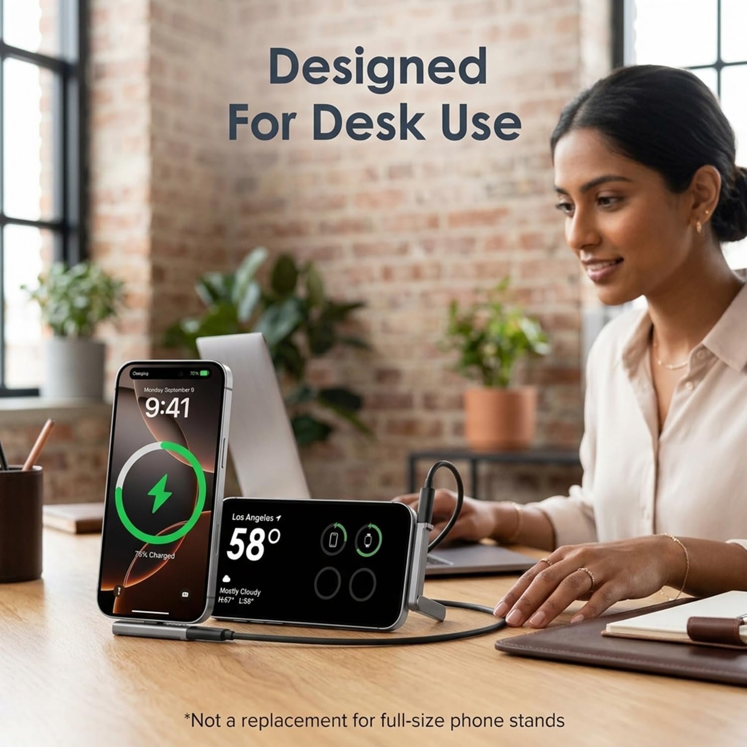 ® 2 in 1 Type C Connector with Phone Stand, PD 240W USB C Adapter - Image 6