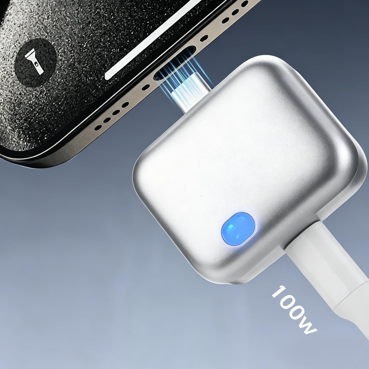 TYROCX Smart Auto-Eject USB-C Charging Adapter, 100W Type-C Power Disconnector with Physical Auto Cut-Off, Dual Current LED Mode Overcharge Protection for Smartphones, Gaming Accessories & Laptops - Image 6