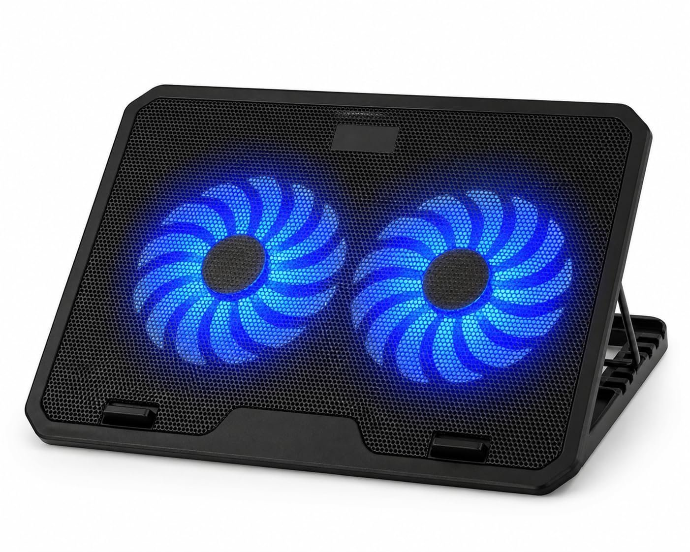Laptop Cooling Pad with Dual Fan | Blue LED