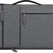 17 Inch Laptop Sleeve with Carry Handle & 2 Front Pockets | Slim Lightweight Laptop Case with Water-Resistant Cover | Compatible with MacBook, Dell, HP, Lenovo, Asus, Samsung, Mi & More