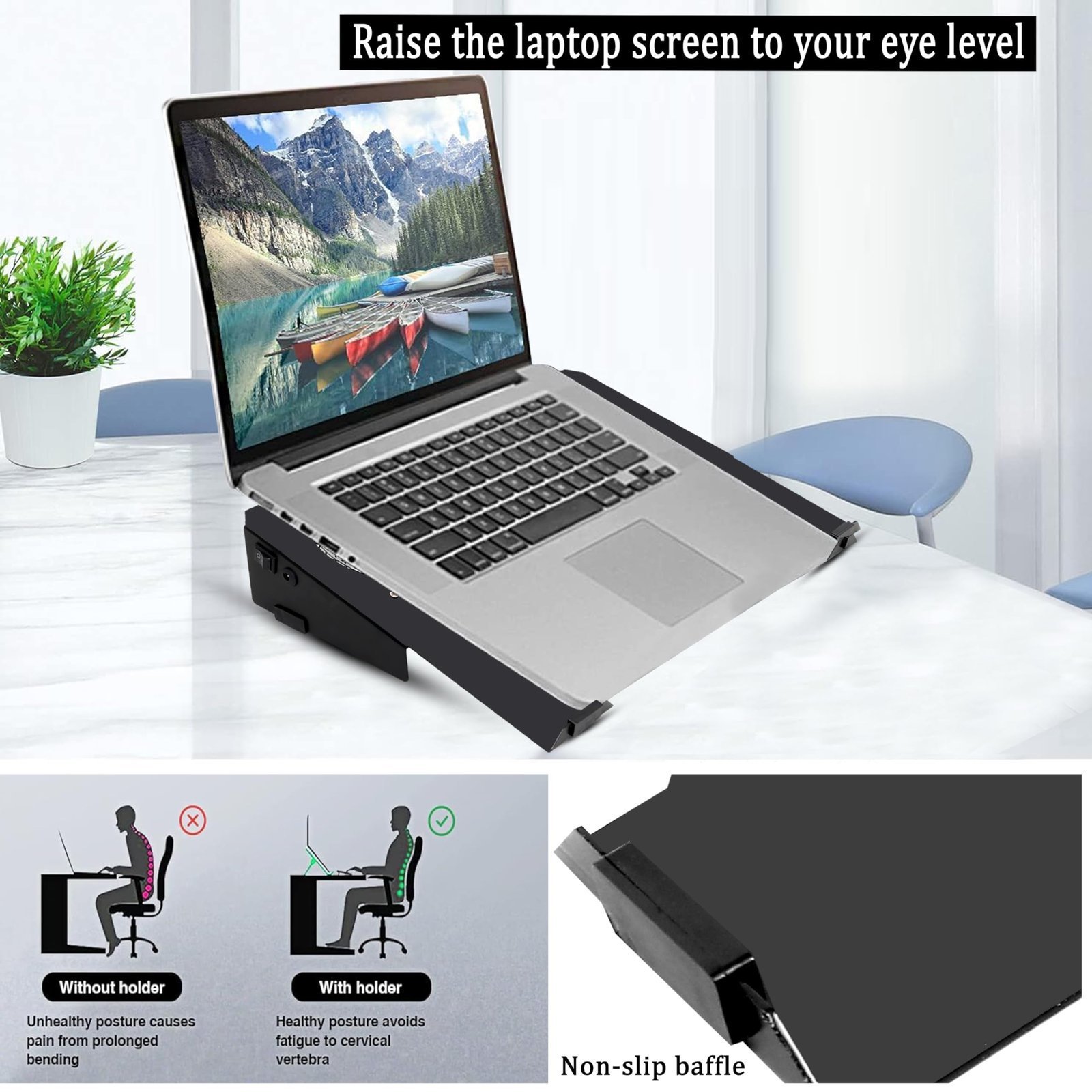 ® Laptop Cooling Pad with 3 Heavy Duty Fans (for 14 to 17 Inches Inch Laptop) - Image 5